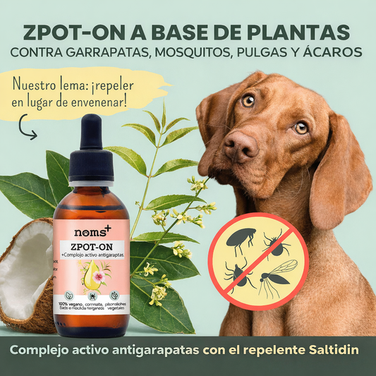 Zpot-on clásico para perros contra garrapatas, pulgas, ácaros y mosquitos