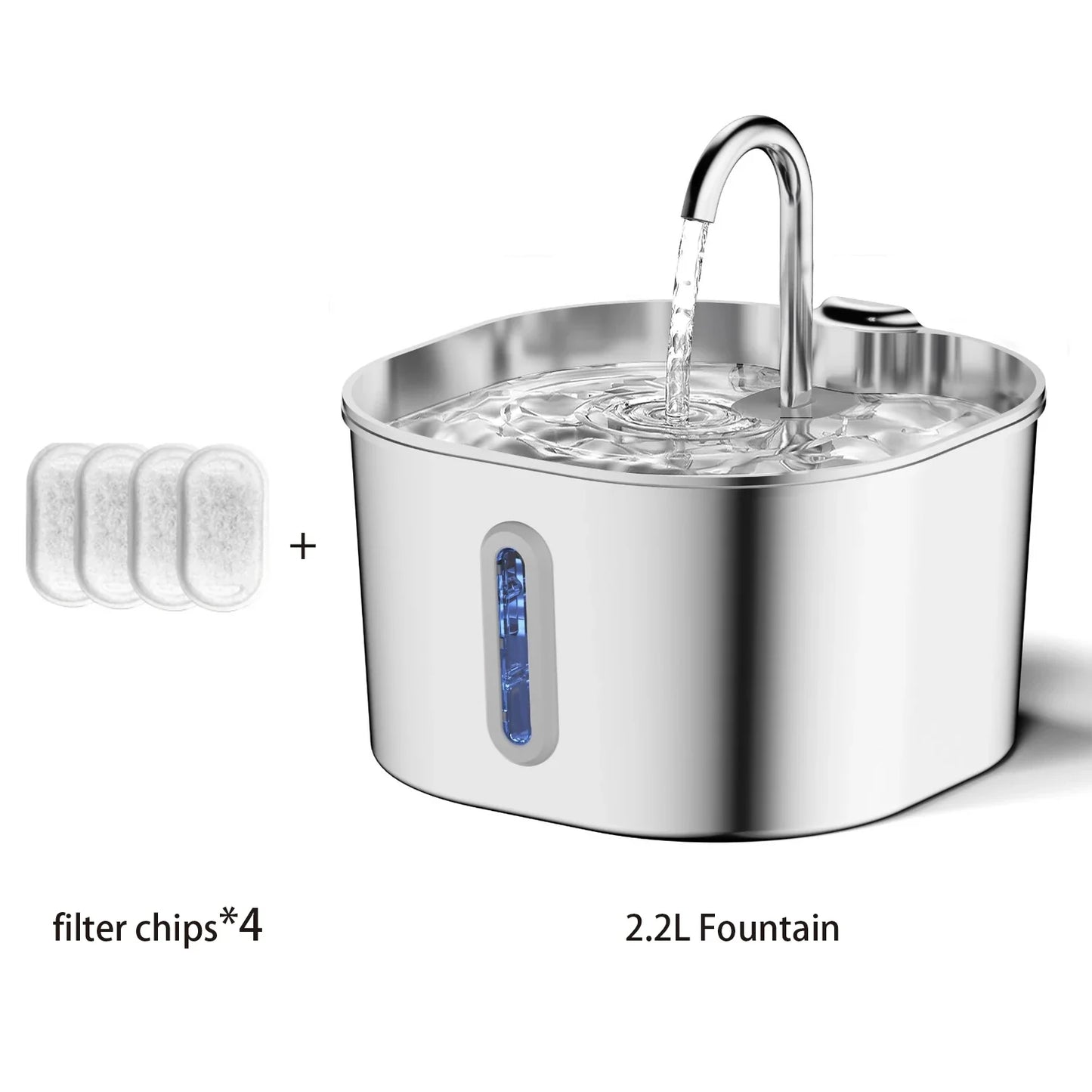 Fuente de Agua para Gatos y Perros 2,2L