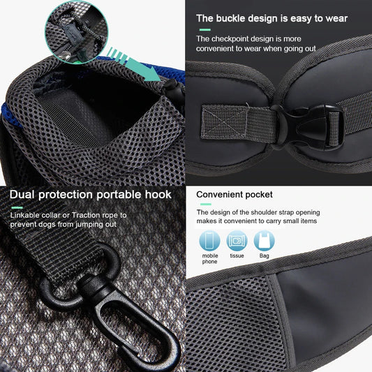 Bolso Viaje Mascotas Transpirable