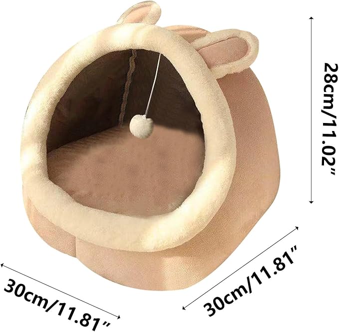 Popet Cama Gato Iglú  Beige