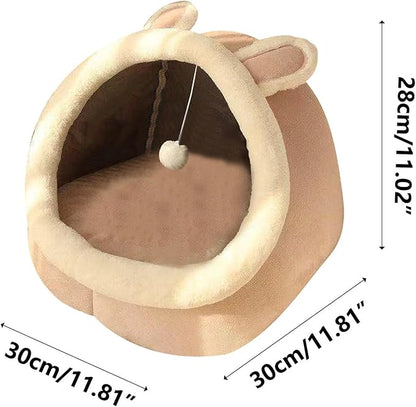 Popet Cama Gato Iglú  Beige