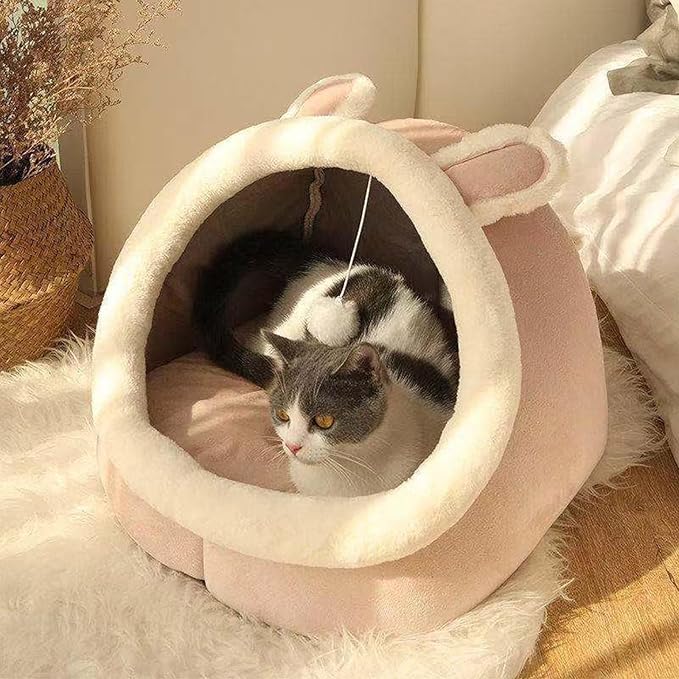 Popet Cama Gato Iglú  Beige