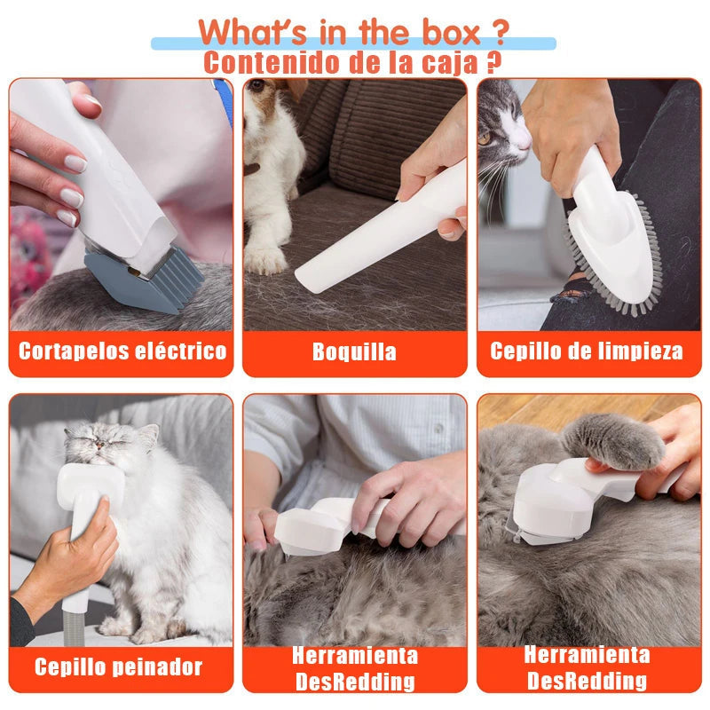 Cepillo Aspirador para Mascotas