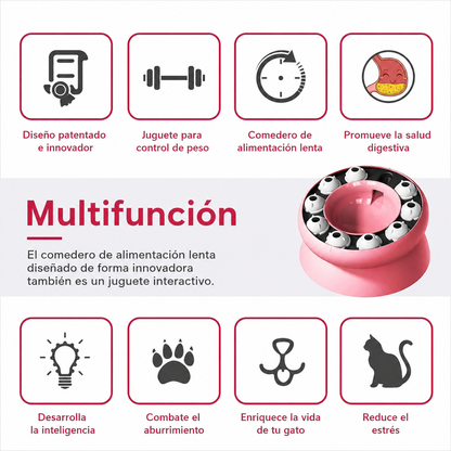 Comedero Antiansiedad para Gatos