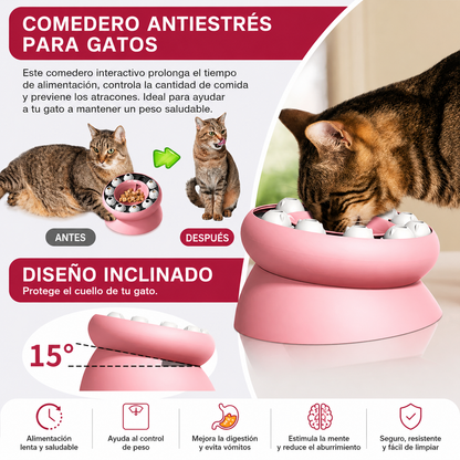 Comedero Antiansiedad para Gatos