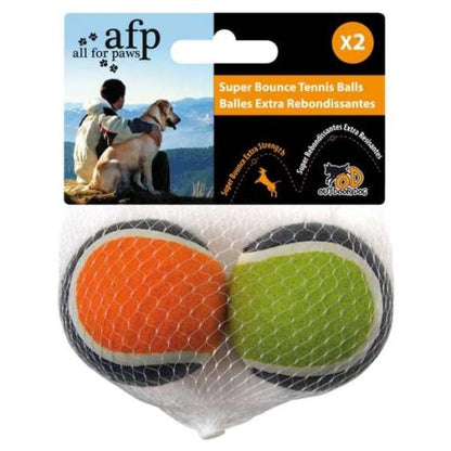 All For Paws - Pelota de tenis súper rebote, paquete de 2