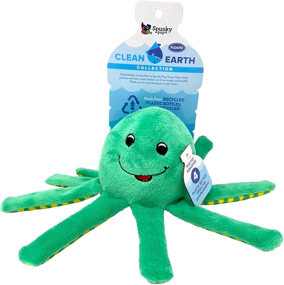 Clean Earth -peluche pulpo suave