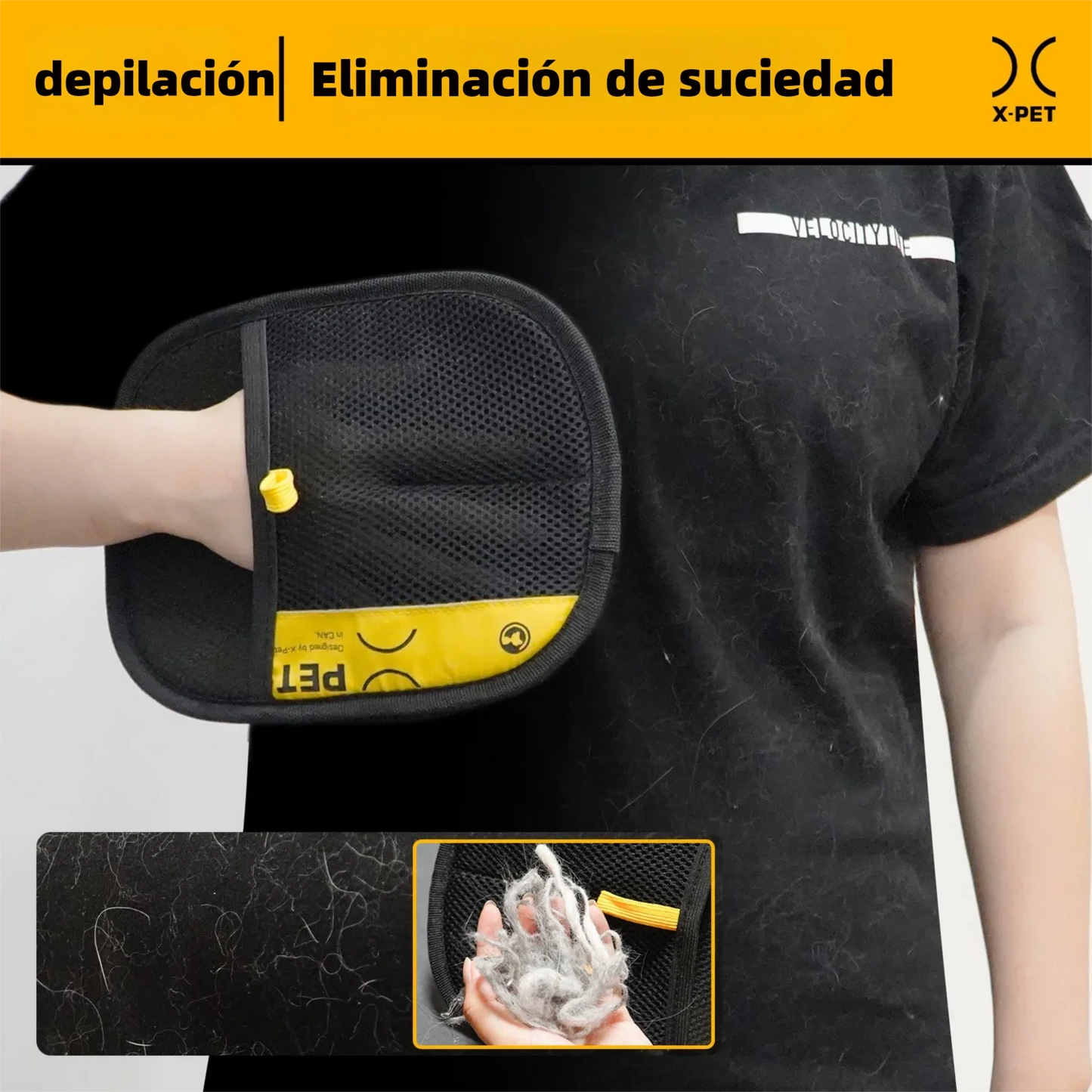 Guante Quitapelos Mascotas