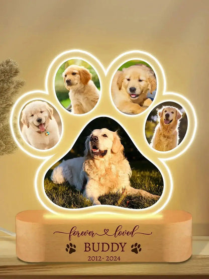 Siempre Contigo Lámpara Personalizada Mascotas