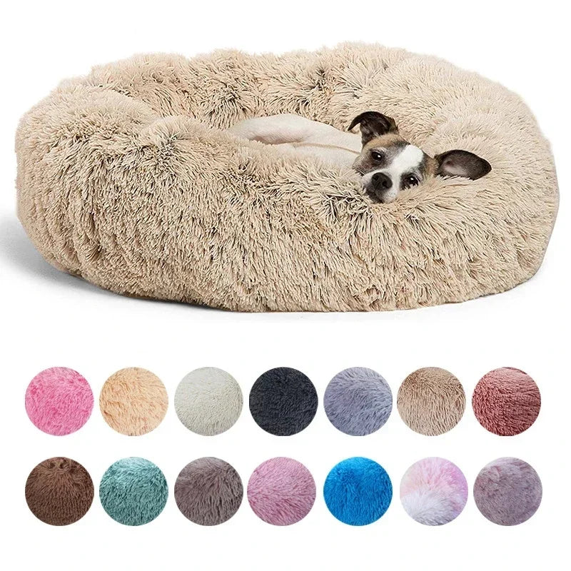 Cama Redonda Súper Suave para Perros y Gatos