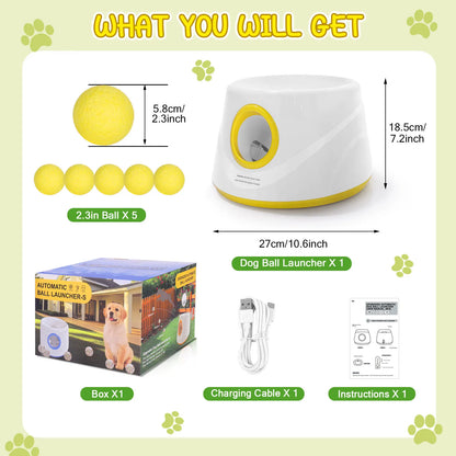 Lanzapelotas Automático Canino