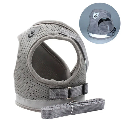 Arnés Reflectante para Gatos y Perros con Correa
