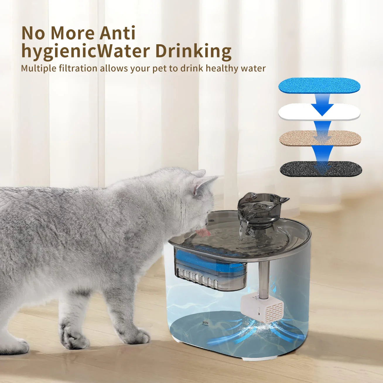 Fuente de Agua Automática