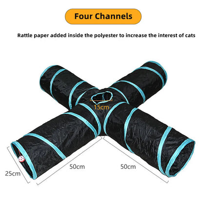 Túnel Plegable para Gatos