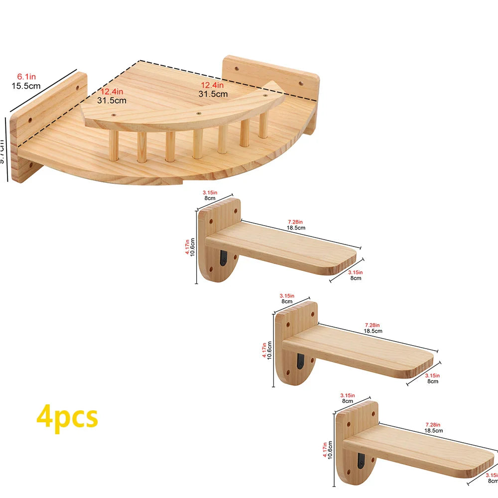Set Escalada de Pared para Gatos