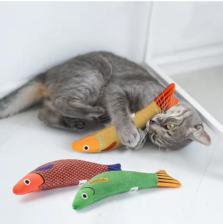 Pez cascabel para gatos