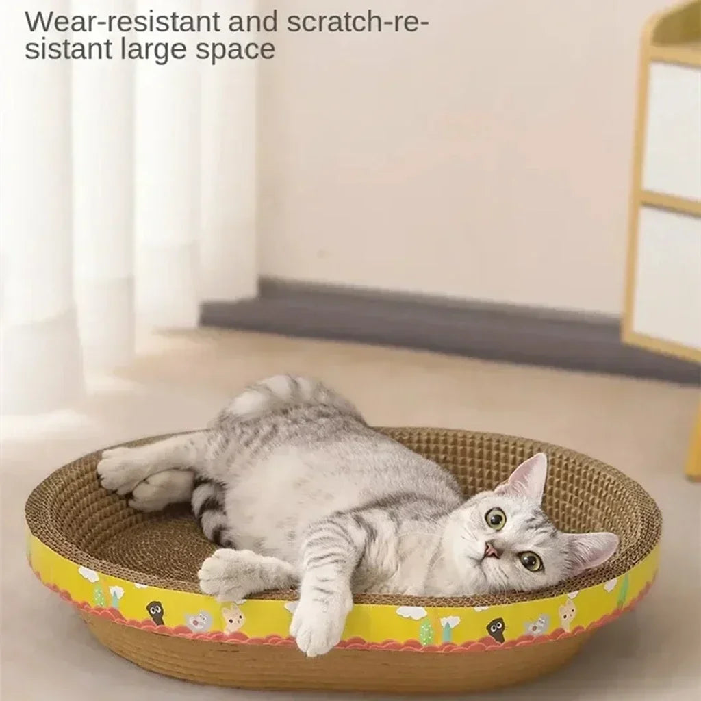 Cama Rascadora de Cartón
