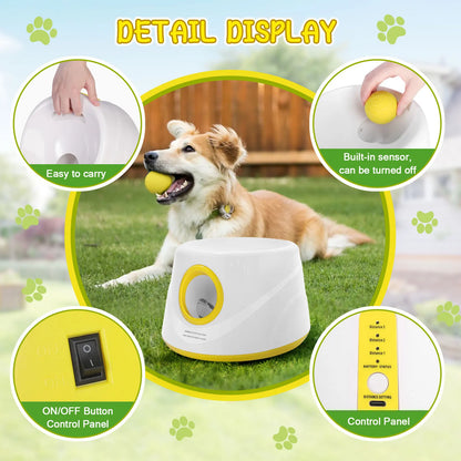 Lanzapelotas Automático Canino