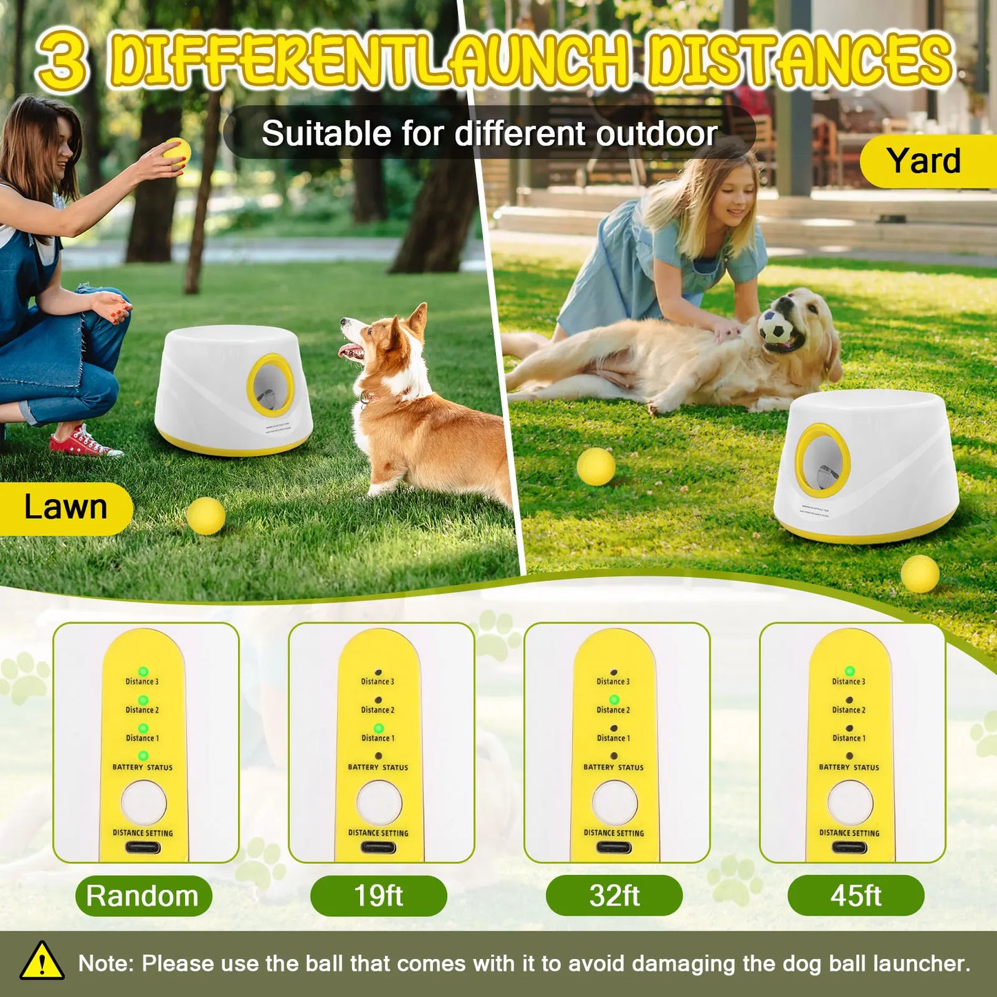 Lanzapelotas Automático Canino