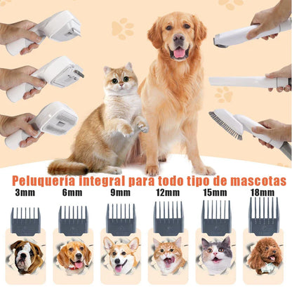Cepillo Aspirador para Mascotas