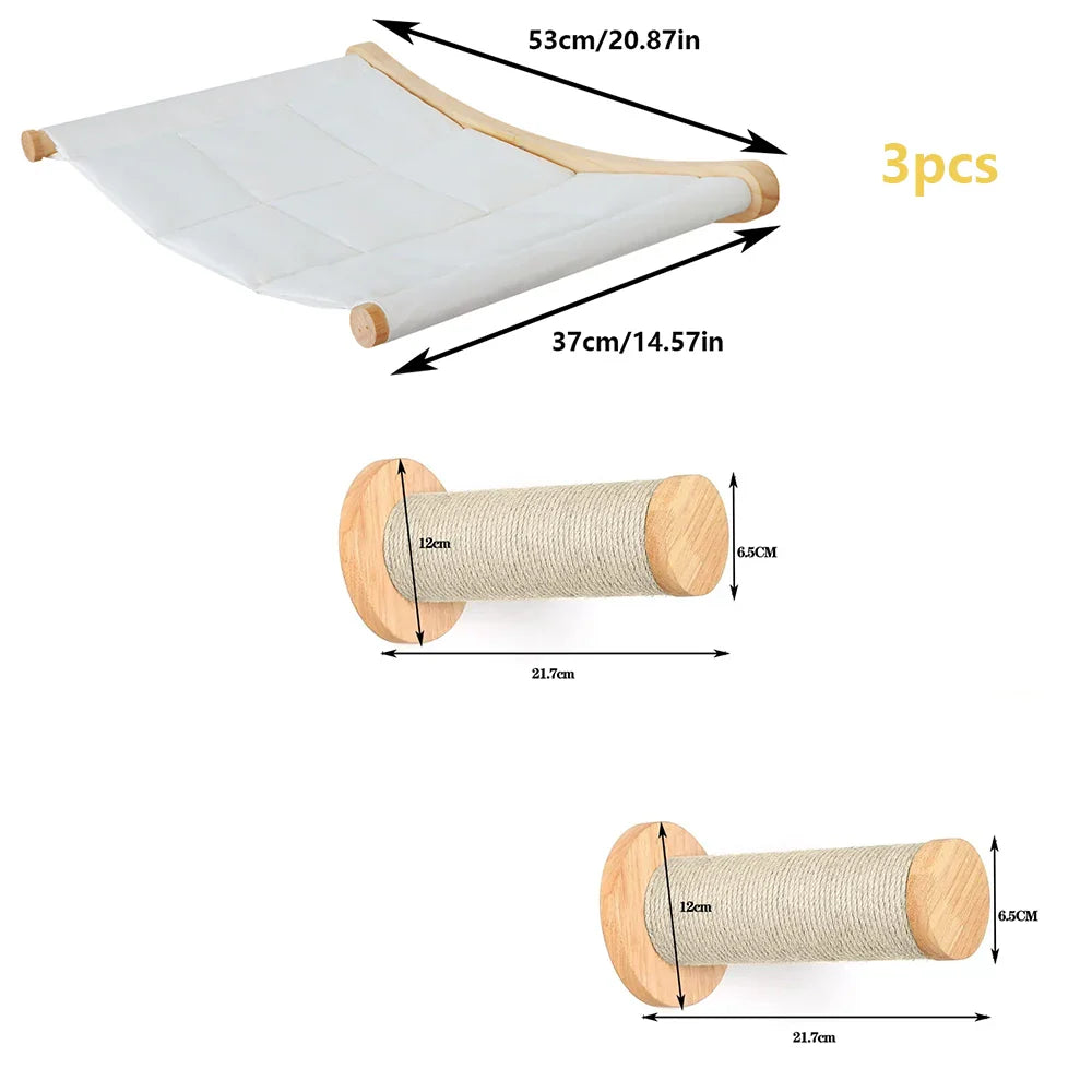 Set Escalada de Pared para Gatos