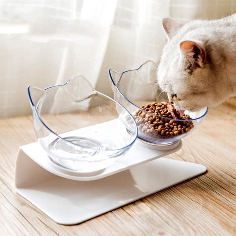 Platos elevados para gatos