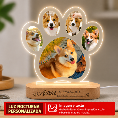 Siempre Contigo Lámpara Personalizada Mascotas