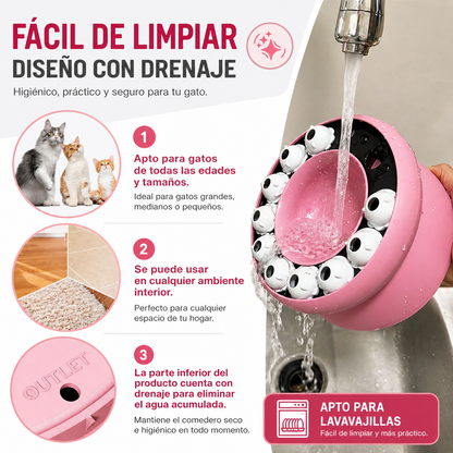 Comedero Antiansiedad para Gatos